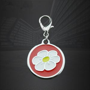 круглой формы цветка QR - код для отслеживания пэт - теги жетоны