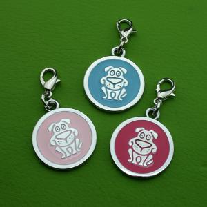 Фабрика Металл Цинк Сплав Рукоятка QR Код Pet Теги для Собаки или Кошки