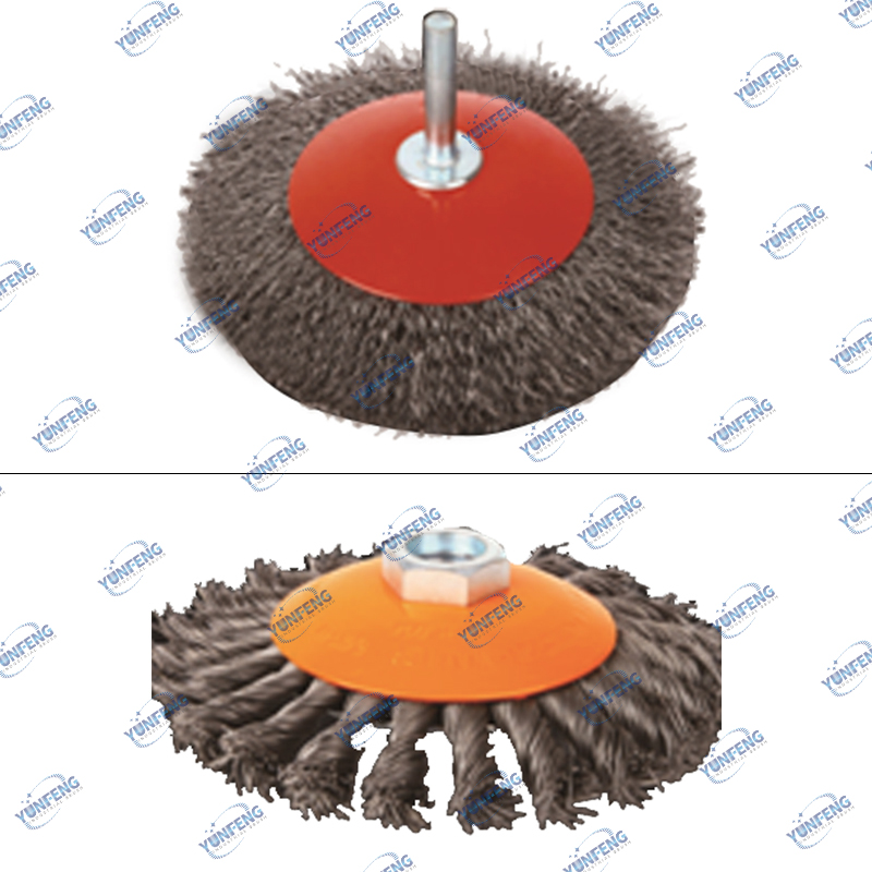 Производитель Custom Rust Removal Cup Проволочная щетка Twist Style для снятия ржавчины и краски