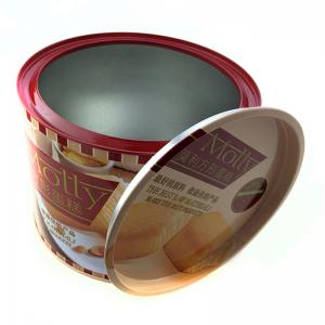 2018 горячий круглый оловянный ящик для торта и печенья