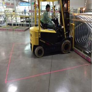 Вилочный погрузчик Лазерная красная зона безопасности