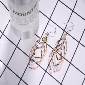 серебряная серьга