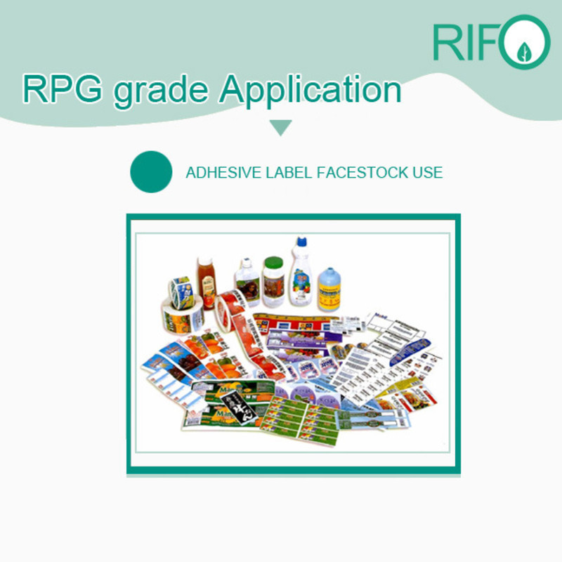 Водонепроницаемые наклейки Этикетки из синтетического белого материала БОПП с MSDS RoHS