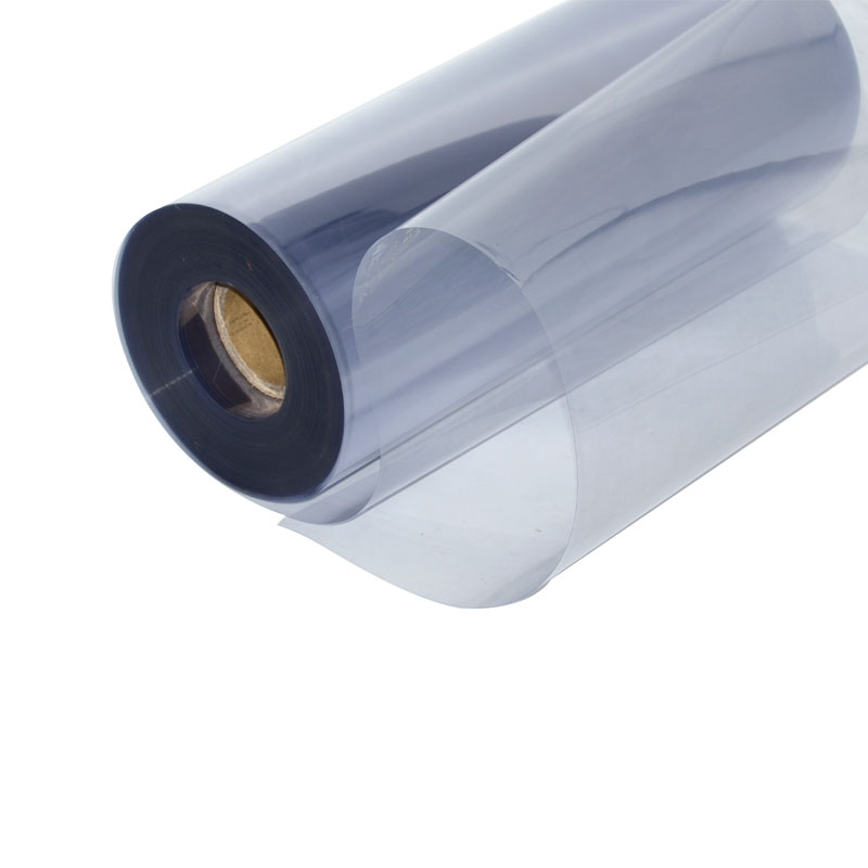 Крен стрейч-пленки ПВХ толщиной 1 мм супер прозрачный для термоформования