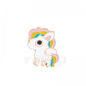 Индивидуальные металлические мультфильм животных значок цинкового сплава многоцветной выпечки краска брошь печать плавки лить...