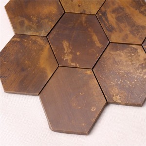 Старинная бронзовая стенная металлическая медная мозаика искусства