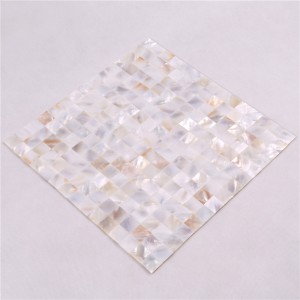 Натуральное 20 * 20 белое сырье Lowes душевая плитка для туалета