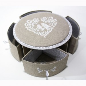 горячая распродажа шоколадные конфеты вокруг жесткой подарочной коробке