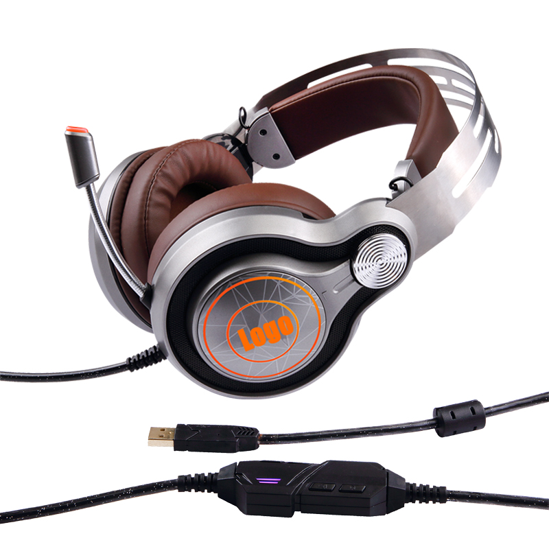 2018 новая игровая гарнитура PRO USB 7.1 для ПК, ноутбука, XBOX ONE, PS4