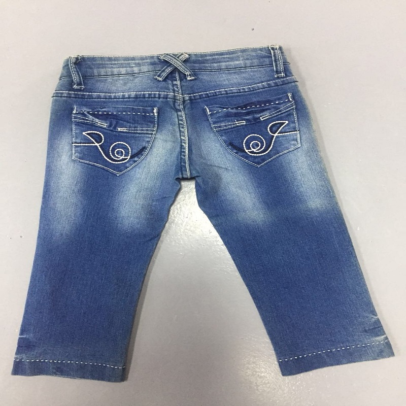 контрастные сидячие джинсы для мальчика WSG005