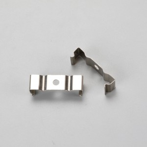 LED алюминиевый профиль с торцевыми крышками для ПК и монтажными зажимами для светодиодной полосы