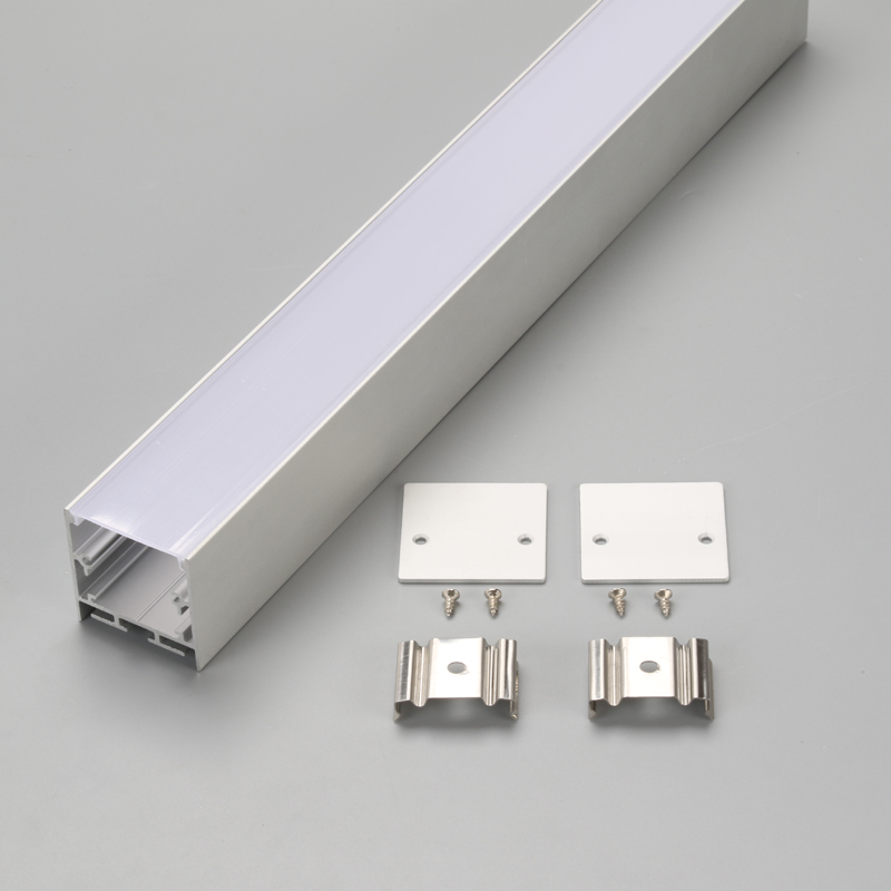 Серебряный / черный / белый алюминиевый профиль для линейного светодиодного освещения от китайского производителя