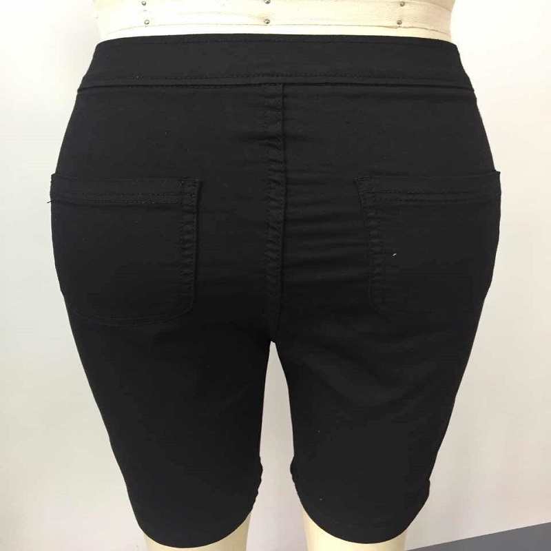 Женские джинсовые шорты WS325 с блестками