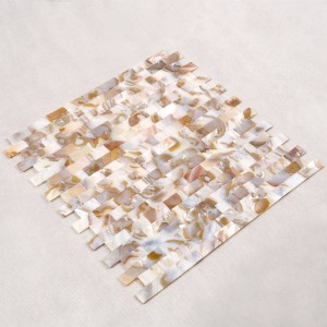 Новая мозаика из черной морской швабры размером 10 * 20мм