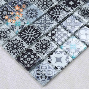 Оптовая Площадь Голубого Марокканского Кристаллического Стекла Мозаика Плитка Кристалл керамогранит Для Отеля Клуба Украшения...