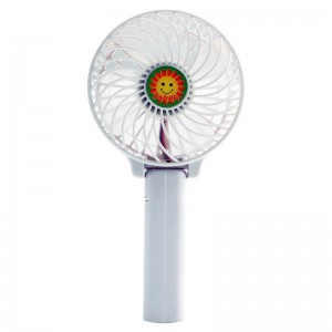 Летний портативный ручной электрический вентилятор складной мини USB перезаряжаемый ручной вентилятор