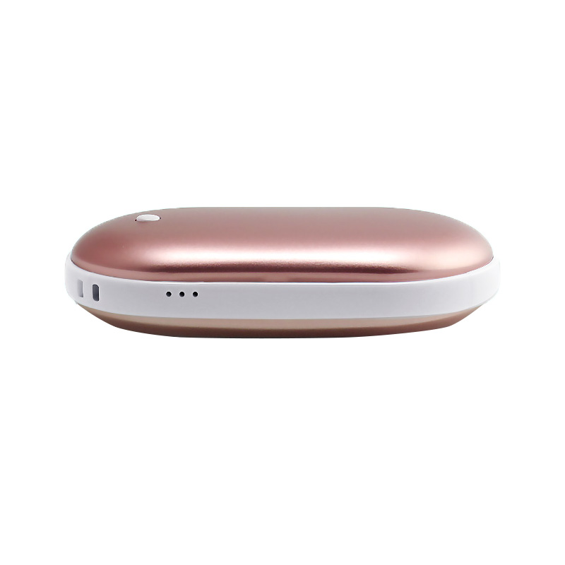 Портативный Акция Подарок Powerbank Алюминий Двухсторонняя Тепловая Галька Грелка Power Bank на зиму