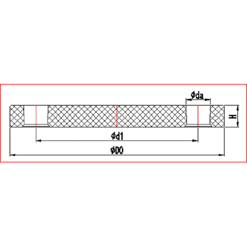 UPVC Слепой фланец