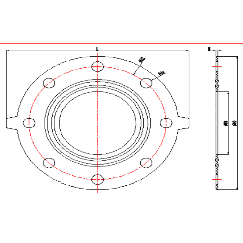 UPVC ФЛАНЕЦОВАЯ ПРОКЛАДКА (EPDM, FPM)