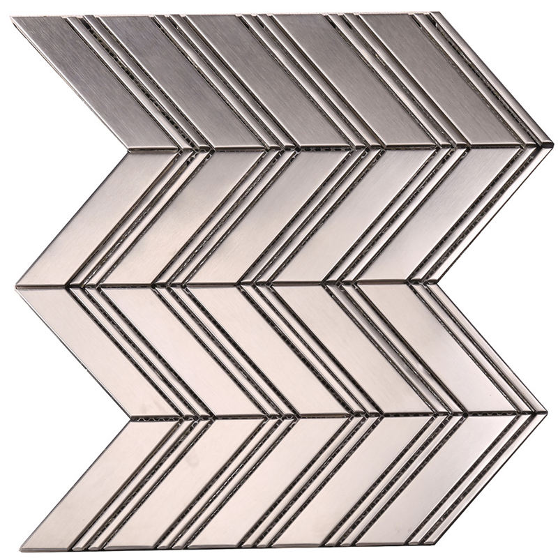 Arrowhead Плитка металлическая с рисунком «елочка»