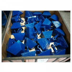 Литой пирамиды якорь окрашены