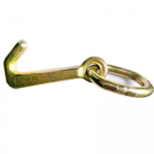 Кованый мини-крючок G70 со сварным соединением, желтая табличка