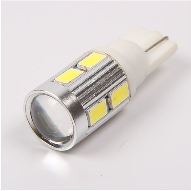 супер яркий автомобиль светодиодный свет t10 клин w5w 168 194 5630 10smd