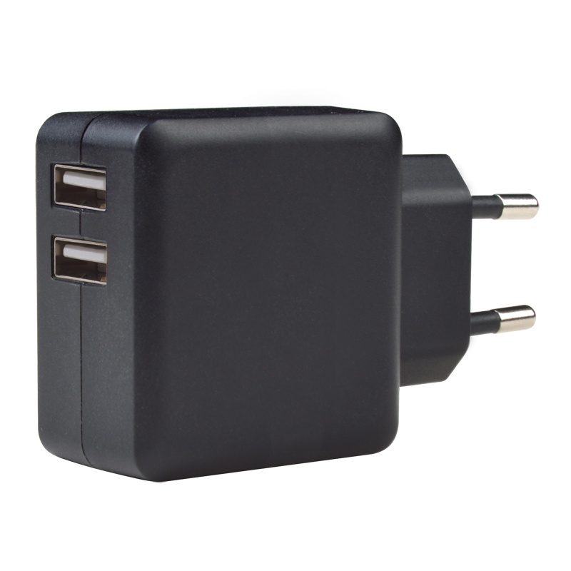 KPS-8301LC 5В / 2,4А Dual USB дорожное зарядное устройство