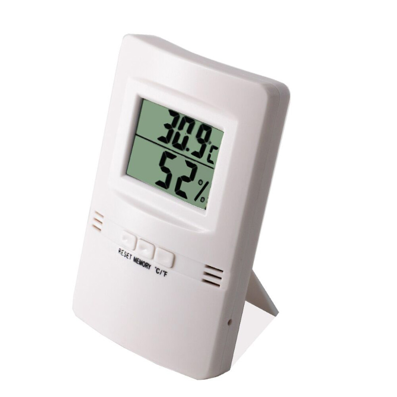 Ультратонкий и одиночный ЖК-цифровой термометр и гигрометр + -1C + -5% относительной влажности RH