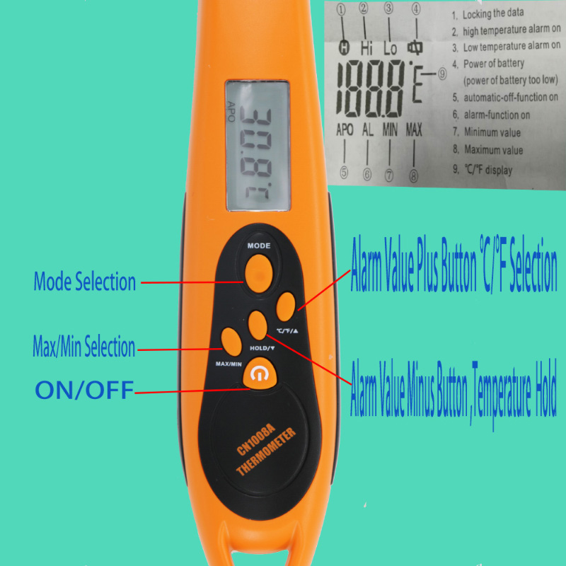 Цифровой термометр для приготовления мяса для кухни