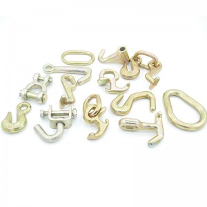 Кованый крючок для пальца с желтым покрытием