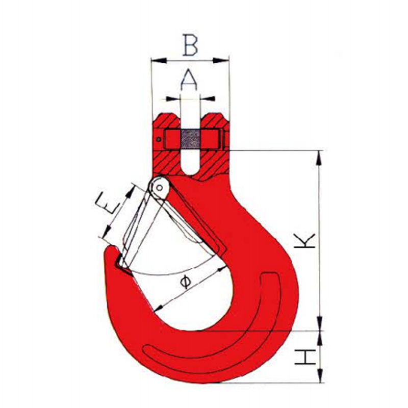 G80 Clevis слинг с защелкой