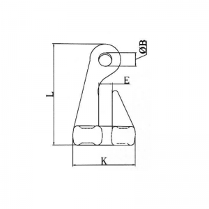 Крюк изгиба из кованого сплава ZP