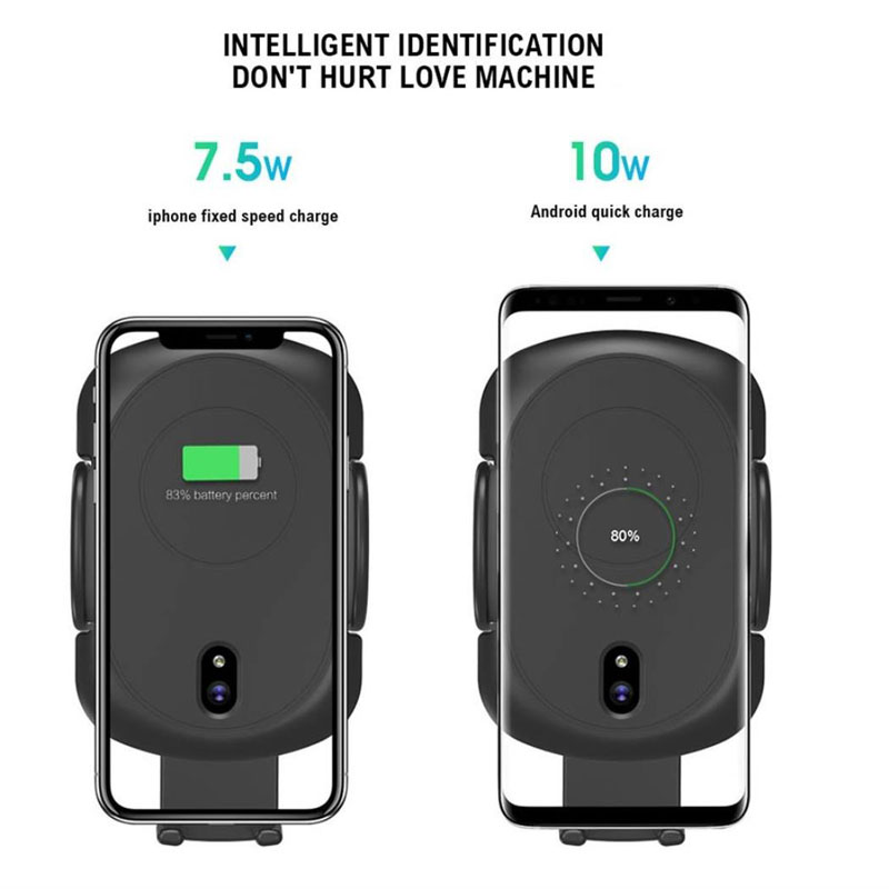 KPS-9601HC 2019 10W быстрая зарядка инфракрасного мини-типа с телефоном беспроводное зарядное устройство