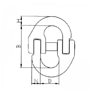 Соединительная цепь G80 с пружиной