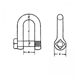 Траловая цепная сережка Self Color
