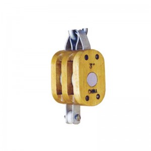 Обычный деревянный блок-дабл с крюком