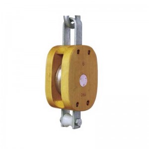 Обычный деревянный блок-сингл с дужкой