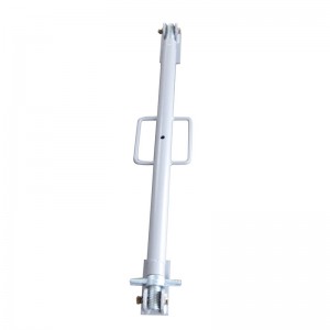 Серый треугольник стены опалубка опалубка опора с порошковым покрытием серый