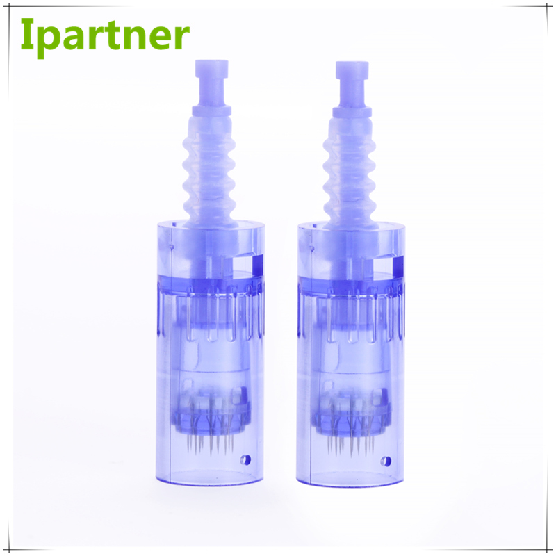 Ipartner 10шт. Набор сменных 12-контактных игл-картриджей для Derma Pen Stamp EO стерилизованных