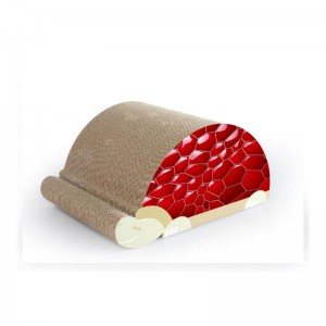 Модный дизайн Экологичный гофрированный картон Cat Scratch Cat Toy