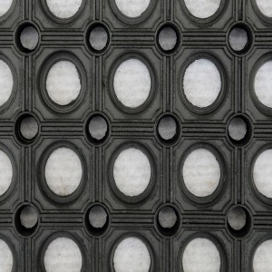 Противоскользящий резиновый коврик с дренажным отверстием для детской площадки