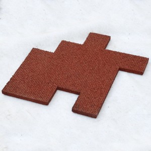 ударная собака типа EPDM резиновая плитка для пола резиновый коврик для дорожного покрытия для наружного