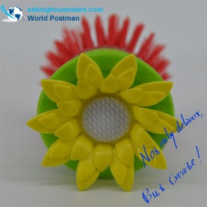 AKDB002 Маленькая удобная кисточка для чистки посуды в форме цветка