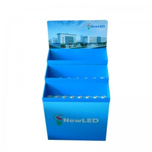 2019Высокое качество пользовательских пол бумага картон дисплей стенд