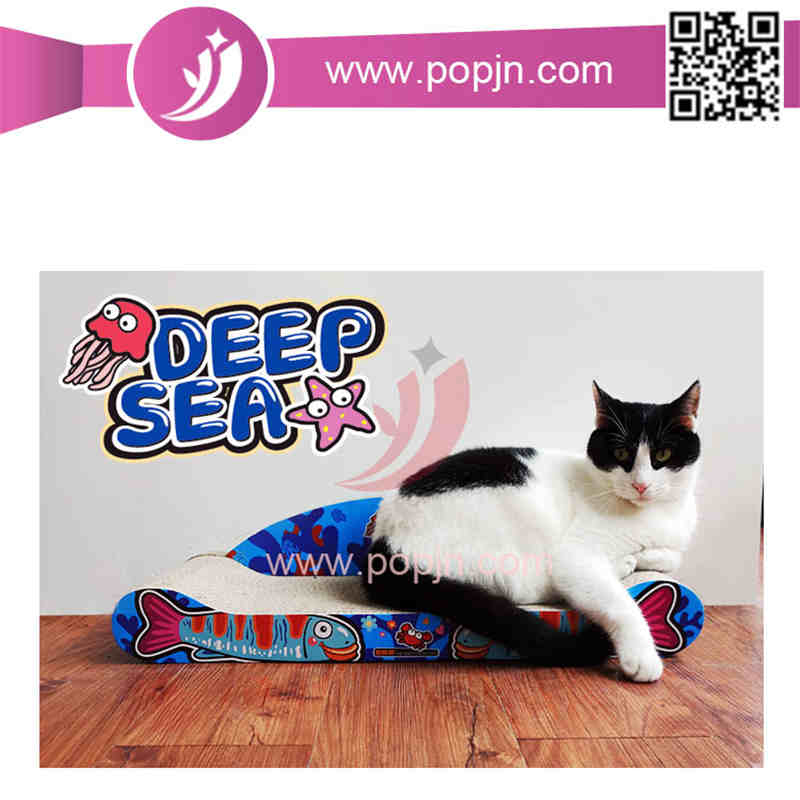 Recyclable Scratch Board Scratching Pad Lounge Bed Гофрированный картон Cat Scratcher