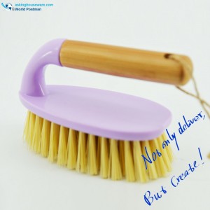 Akbrand Bamboo Handle Scrubbing Щетка для чистки обуви Щетка для одежды Щетка для одежды