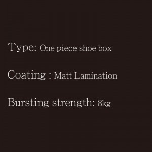 Обувная коробка один кусок типа5