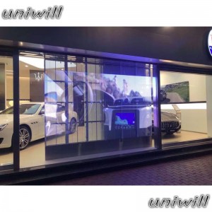 Высокое качество производитель полноцветный прозрачный светодиодный экран / P3.91 оконное стекло сетки светодиодный экран