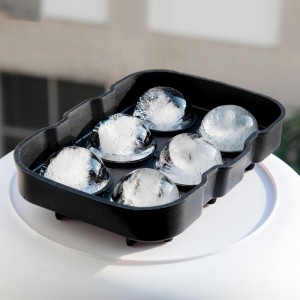 6 отсеков Силиконовый Ice Cube Ball Maker Плесень сфера Плесень партии лоток круглый бар